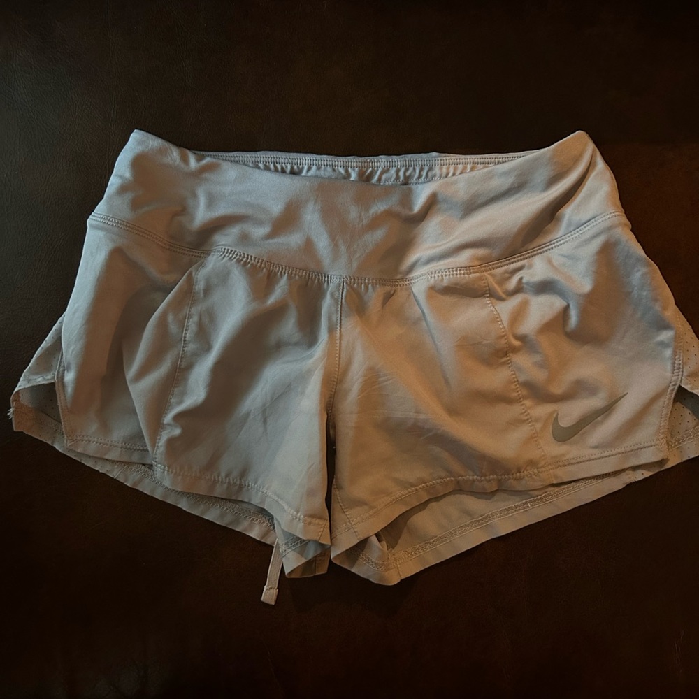 Nike Women's Athletic Shorts in Light Gray
